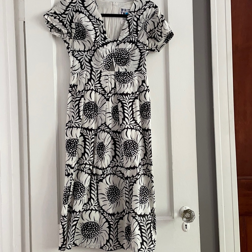 Anthropologie Sunflower Midi